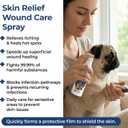 Dog Wound Care Spray | Healing Aid and Skin Repair, Clean Wounds, Relieve Dog Skin Allergies, Safe for All Animals. 3.38 Ounces