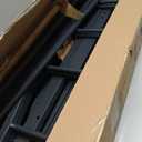 Full Modern Metal Bed Frame with Headboard and Footboard, Black