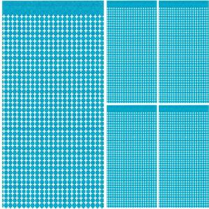 2 x Blue Foil Fringe Curtains Backdrop Blue Streamers Party Decorations for Frozen Birthday Under The Sea Parties Bachelorette Fishing Pool Beach Ocean Theme, Pastel Wall Decor Hanging Door Decorations (5 pack)