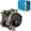 PHILTOP 512552 Rear Wheel Bearing Fit for Mazda 3 2014-2018, 5 Lugs Wheel Hub Assembly W/ABS