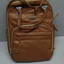 RUVALINO Diaper Bag Backpack, Multifunction Travel Pack Maternity Baby Changing Bags, Large Capacity, Waterproof, Brown (size: 11.8''x 7.8''x16.5'', weight: 1.78lb)