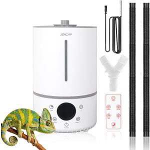 Humidifier for plants, Reptile fogger,4L,Dual Tank Mode & Dual Probes with Constant Humidity Setting,48H Runtime, Remote Control, for Reptile Terrariums & Indoor Houseplants