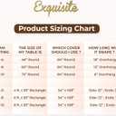 6 x *Premium* White table cover 54 x 108