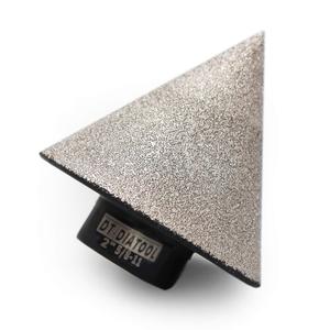 DT-DIATOOL Diamond Beveling Chamfer Bits for Granite Marble Tiles Existing Holes Diamond Hole Saw 5/8"-11 Thread Enlarging Polishing Shaping Holes of Size 1/4 Inch to 2 Inch
