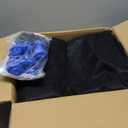 Trampoline Net Replacement with 6 PoleCaps, 12ft 14ft 15 ft Round Frame, Durable and Breathable Trampoline Net with Adjustable Straps, Zippers, Protection Buckles, Black (14FT Net)