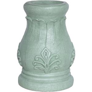 Alpine Corporation 12" Tall Indoor/Outdoor Roman Column Gazing Globe Display Stand