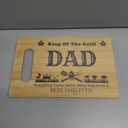 Grill Grilling Gifts for Dad, BBQ Cutting Board, King Of The Grill, Father's Day Gifts For Dad, Best Dad Ever Gift For Father