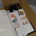 DjinnGlory 36 Pack Construction Themed Party Favor Goodie Bags with Handles (Yellow, Black) and 36 White Tissue Paper for Boys Birthday Parties, 9x5.5x3.15 Inch