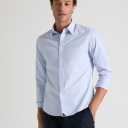 Wrinkle-Free Bordeaux Shirt L