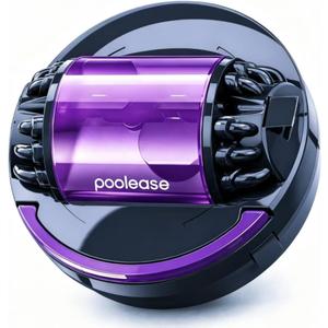 Cordless Pool Vacuum Robot with Dual high-Powerful Motors Provide Strong Suction, Self-Parking, 100 Min Runtime, Robotic Pool Cleaner for Above/In-ground Flat Pool up to 960 Sq.ft
