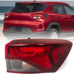 Huray Right Halogen Outer Tail Light Fit for Chevy Trailblazer L/LS/LT 2021-2025 RH Taillight Back lamp Rear Brake Lamp Assembly OE Style Replacement for GM2805147 (Passenger Side)