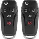 Flip Key Fob Remote Replacement Fits for Ford Transit 2019 2020 2021 2022 2023 Ford Transit Connect N5F-A08TAA 164R8236 164R8281 (Pack of 2)