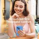 AOTESIER Magnetic for iPhone 15 Case, [Compatible with Magsafe] [Food Grade Silicone] Upgraded Camera & Screen Protection Phone Case with [2 Screen Protectors], 6.1 inch, Sky Blue