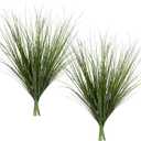 12PCS Fake Plants Artificial Wheat Grass Greenery Plastic Plants Fake Grass Artificial Plants for Outdoor Decor Artificial Grass Plant with Greenery Stems for Indoor Home Decoration 26.4" (Tall-12PCS)