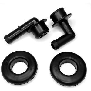 53013360AA PCV CCV Vent Valve Elbow and Grommet Set Compatible with Jeep Grand Cherokee 4.0L 2000-2004, Pressure Regulator Valve Elbow Kit Replaces 53013360AA 53030497 02946079 2946079 (2PCS)