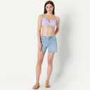 Amazon Essentials Womens Light-Support Classic Bikini Swimsuit Top (Medium, Lavender)