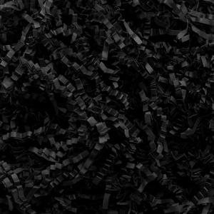 Mefleet 1/2 LB Crinkle Cut Paper Shred Filler 8 oz Black Crinkle Shredded Paper for Gift Box - Gift Basket Bag Filler - Grass Cushion Stuffing for Easter, Mother's day, Birthday Packaging Wrapping