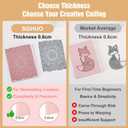 SGHUO 12pcs 4"x6" Pink Rubber Carving Blocks Linoleum Block Stamp Making Kit