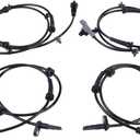 4pcs ABS Wheel Speed Sensor Fit for 2007-2012 for Nissan Altima 2009-2014 for Nissan Maxima Rear Left Rear Right Front Left Front Right ABS Sensors