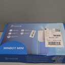 ECOVACS WINBOT Mini Window Cleaning Robot - Compact Design, Dual Nozzles with Ultrasonic Spray, 9-Stage Protection System, Intelligent Path Planning, 3 Cleaning Modes, Anti-Slipping System