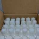 35-Pack White Pillar Candles with Glass Cylinder Vases - Elegant Tall Candle Holders for Weddings, Events, and Home Dcor Centerpieces (35)