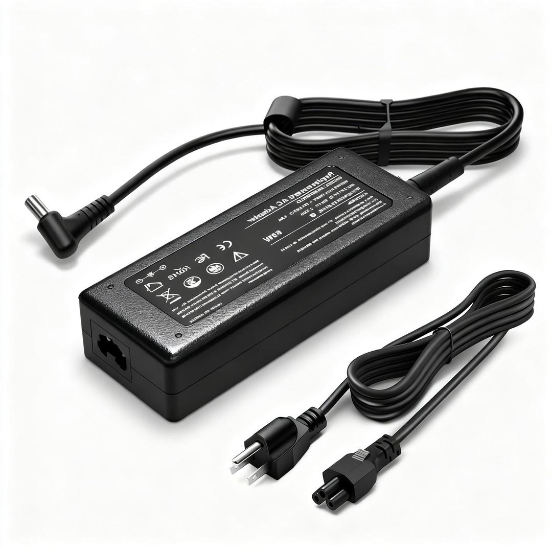 QFA 65W 45W Computer Charger Compatible with HP Laptop Charger Smart Blue Tip Power Adapter