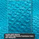 COOLBOYS 20'x 26' Sun Shade Sail Turquoise Blue Rectangle UV Block Outdoor Shade Canopy Sunshade for Patio Lawn Garden Carport Backyard Deck Pergola