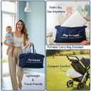 Pro Goleem Pack and Play Mattress (38"x26"), Waterproof Pack n Play Mattress Pad with Carry Bag, Firm Playard Mattress with Soft Cover, for Babies and Toddlers