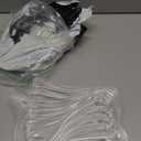 50PCS Acrylic Sandal Shoe Display Store Retail Display Rack, Clear Shoe Shape Holder, Acrylic Shoes Tree for Sandals, Heels, and Flats