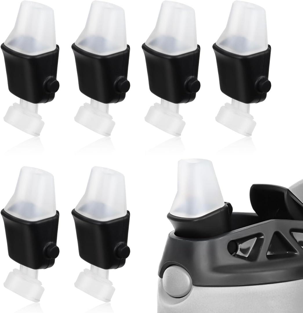 6pcs Replacement Spout for Contigo Aubrey, Silicone Water Bottle Mouthpiece Replacement Lid Parts Mouth Piece Accessories for Contigo Water Bottle 14oz/20oz for Kids (Spout Only)