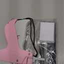 Stitch Gun for Clothes Handheld Stitch Gun Quick Clothing FixerSewing Kit Includes 1,000 Black Fasteners & 1,000 White Fasteners & 6 Needles (Pink)