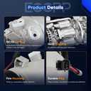 ECCPP AC Compressor Fit for Nissan Murano Maxima Quest Pathfinder for Infiniti QX60 3.5L 2008-2015 AC Compressor for Car Fast Cooling