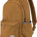 Carhartt 21L Classic Laptop Backpack, Water-Resistant Pack W/ 15" Laptop Sleeve and Organizational Compartments, PFAS Free, Carhartt Brown