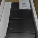 Royal Windsor Fluted Nightstand with 3 Drawers, Side End Table, Accent Storage Cabinet,Modern Night Stand Bedside Table for Bedroom,Black