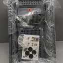 FURTIME Stainless Steel Litter Box with Lid, Large Enclosed Cat Litter Box for Big Cats, Metal Cat Box with High Sided Enclosure & Scoop, Front & Top Entry, Odor Free, Anti-Leakage, Grey