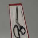 10-Inch All-Purpose Sharp Fabric Scissors - Heavy-Duty Stainless Steel Professional Shears for Cutting Clothes, Leather - Ideal for Tailor, Home, Office Use.