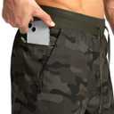 Soothfeel Men's Running Shorts with Zipper Pockets 9"/ 7"/ 5" Lightweight Basketball Gym Workout Athletic Shorts (L)