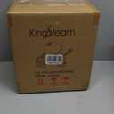 Hair Steamer Kingsteam 2 in 1 Ozone Facial Steamer, Design for Personal Care Use at Home or Salon Barber (Black)