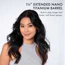 BabylissPRO Nano Titanium Professional Curling Iron with Extended/Long Barrel Perfect for Longer Hair
