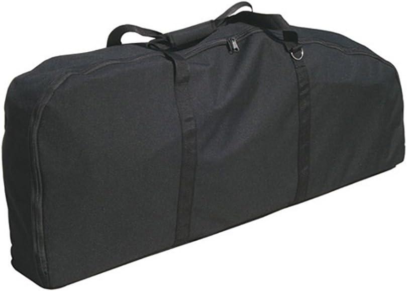 Premium Portable Massage Chair Carrying Case  Heavy-Duty Nylon Travel Bag with Zipper Closure & Dual Handles  Fits Most Folding Massage Chairs  Black