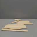 Hotop 6 Set Stretcher Bars for Needlework 6 Size Wooden Canvas Stretcher Bars for Needlepoint Embroidery Stitch Frame Set Bundle with Crafts (Natural)