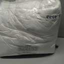 NTBAY Down Alternative Toddler Comforter, Lightweight and Warm Solid Color Baby Crib Quilted Blanket, 39x47 inches, White