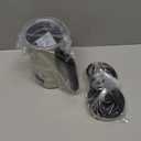 BIZEWO Milk Frother Electric, Warm and Cold Milk Steamer, 4 IN 1 Automatic Milk Warmer Stainless Steel with Touch Screen for Coffee, Latte, Macchiato, Cappuccino, Hot Chocolate (Silver)