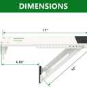Window Air Conditioner Support Bracket,Universal AC Support Bracket Heavy Duty, Up to 165 lbs,