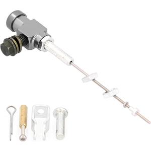 Aramox Hydraulic Clutch Master Cylinder Rod Brake Pump Clutch Lever M10x1.25mm Aluminium Alloy for Motorcycle ATV Dirt Bike(Silver)