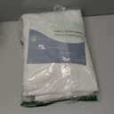 Nanspring Beige White Linen Curtains 96 Inches Long 2 Panels Set for Living Room Bedroom Back Tab Rod Pocket Semi Sheer Light Filtering Drape for Bedroom Home Decor Protect Privacy 52x96