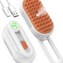 Dog Steam Brush for Shedding, 5 in 1 Cat Steamy Brushs Cleanser with Foldable Handle, Pet Spa Brush for Cats, Spritz Defur Comb for Pets, Steam Brushs for Cats and dogs, Pet Spray Hair Removal Comb