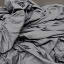 Extra Deep King Fitted Sheet - Hotel Luxury Single Fitted Sheet Only - Easily Fits 18 inch to 24 inch Mattress - Ultra Soft, Wrinkle & Fade Free w/Extra Deep Pockets - Breathable & Comfy - Steel Blue