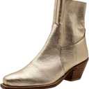 VOLATILE Women's Lariat Mid Calf Boot (9, Gold)