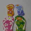 4 Pcs Hawaiian Pool Towel Hooks Wooden Ornament Hooks Hawaii Decorative Wall Hooks Towel Rack Hangers for Beach Swimming Pool Bathroom Bedroom Decoration